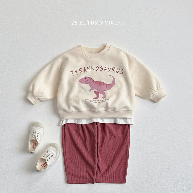 Vivid I - Korean Children Fashion - #childrensboutique - Fall Jurassic Sweatshirt - 10