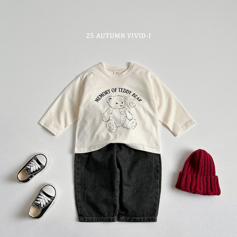 Vivid I - Korean Children Fashion - #childrensboutique - Bear Check Set - 9