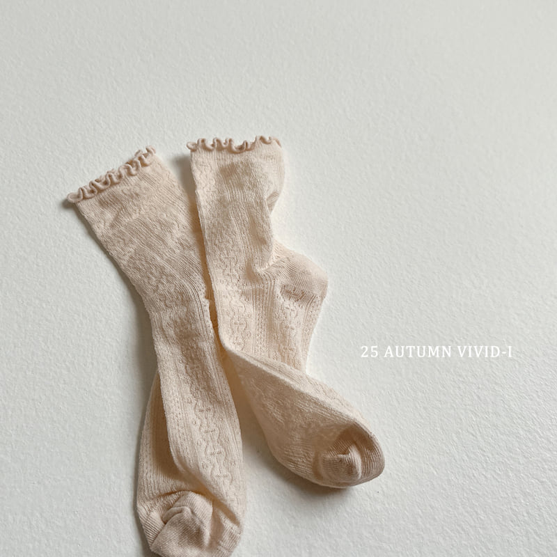 Vivid I - Korean Children Fashion - #childofig - Wave Socks Set - 4