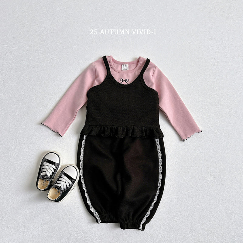 Vivid I - Korean Children Fashion - #childrensboutique - Ribbon Embossed Sweatshirt - 11