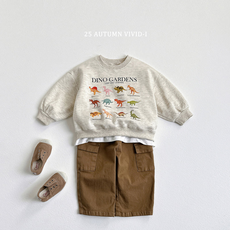 Vivid I - Korean Children Fashion - #childrensboutique - Mini Dino Sweatshirt - 8