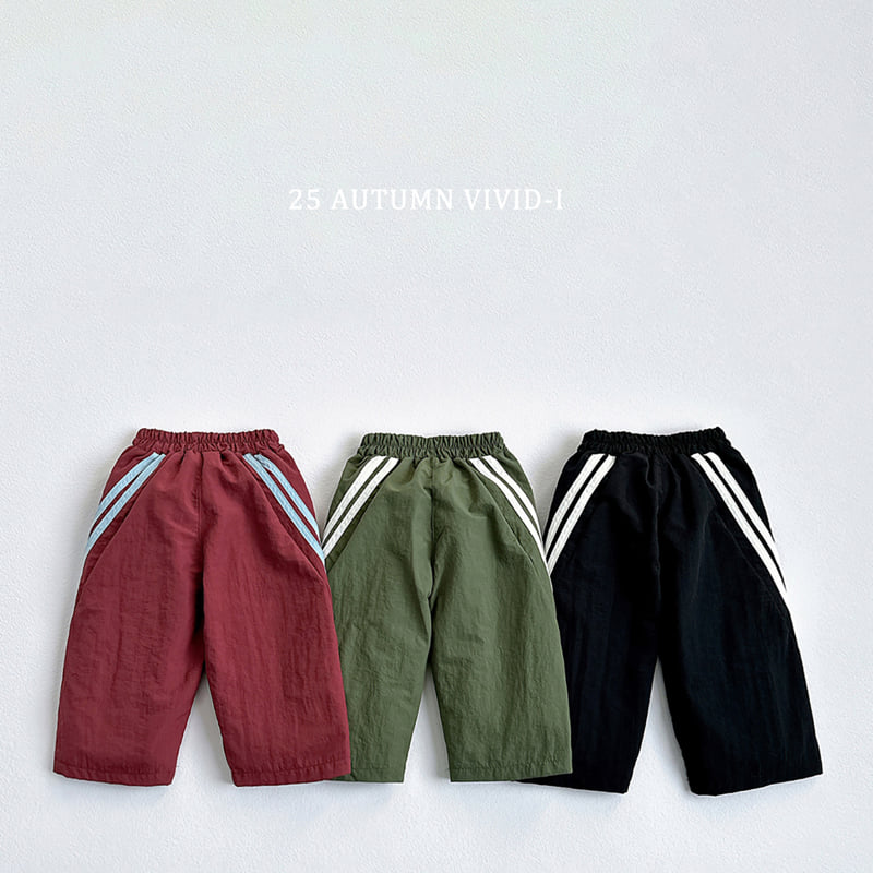Vivid I - Korean Children Fashion - #childofig - Rounded Track Pants - 4