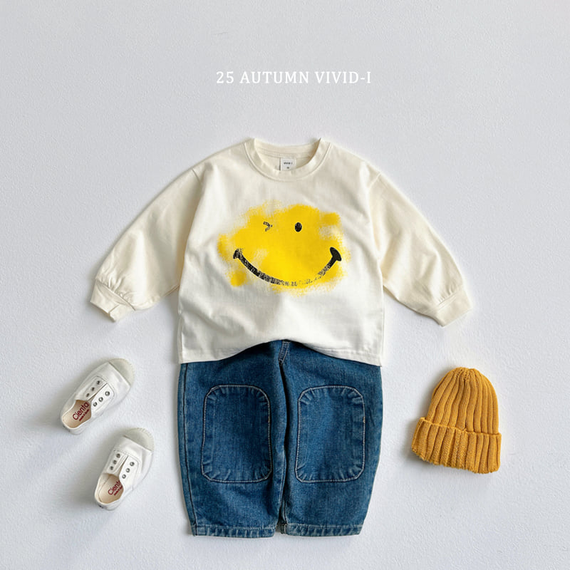 Vivid I - Korean Children Fashion - #childrensboutique - Vintage Smile Tee - 10