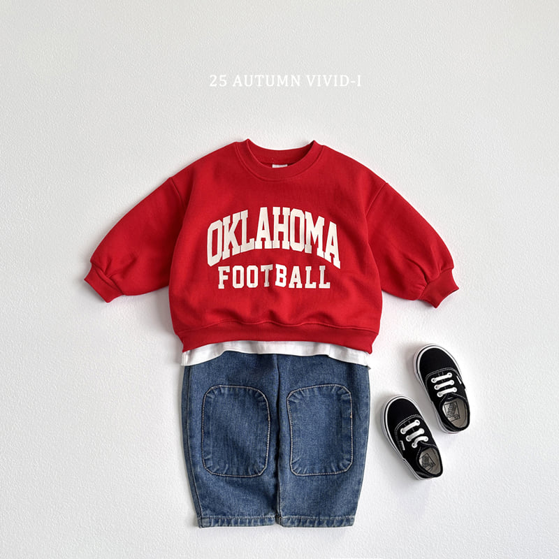 Vivid I - Korean Children Fashion - #childrensboutique - Oklahoma Sweatshirt - 9