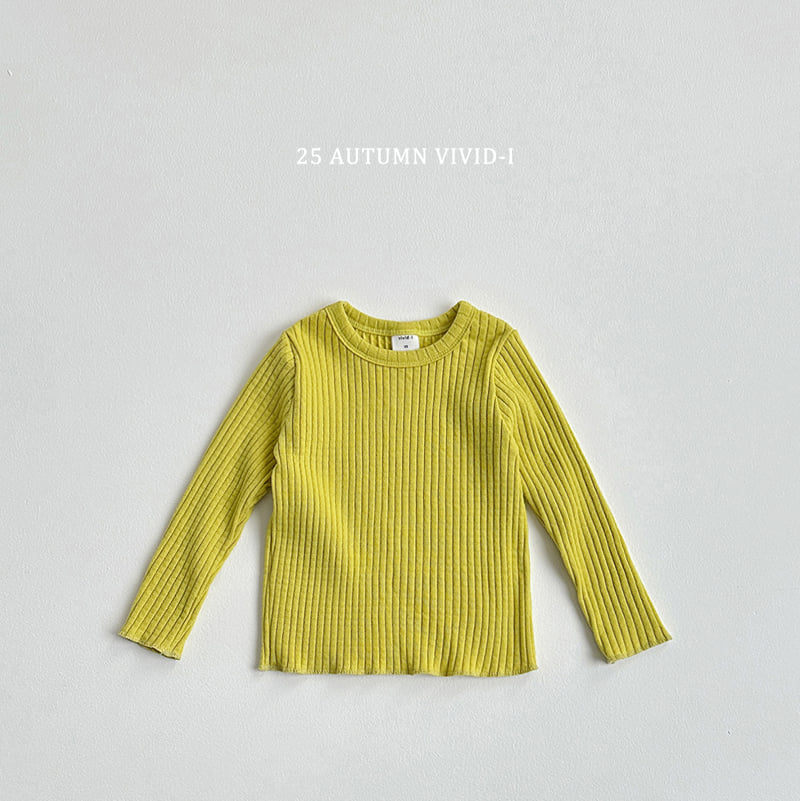 Vivid I - Korean Children Fashion - #childrensboutique - Simple Ribbed Tee - 5