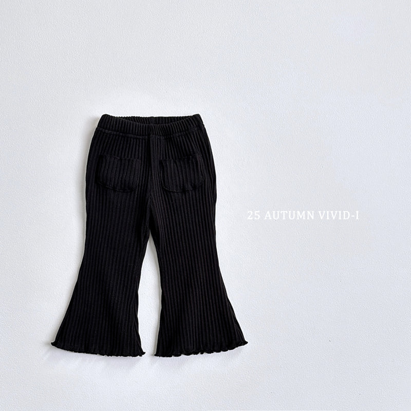 Vivid I - Korean Children Fashion - #childrensboutique - Pocket Bootcut Pants - 4