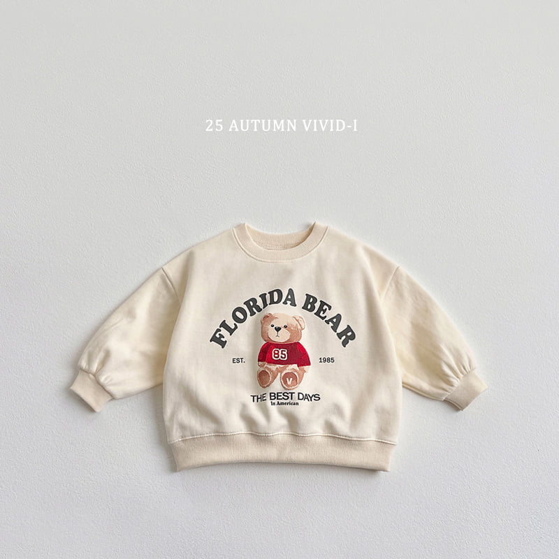 Vivid I - Korean Children Fashion - #designkidswear - Florida Embossed Sweatshirt - 5