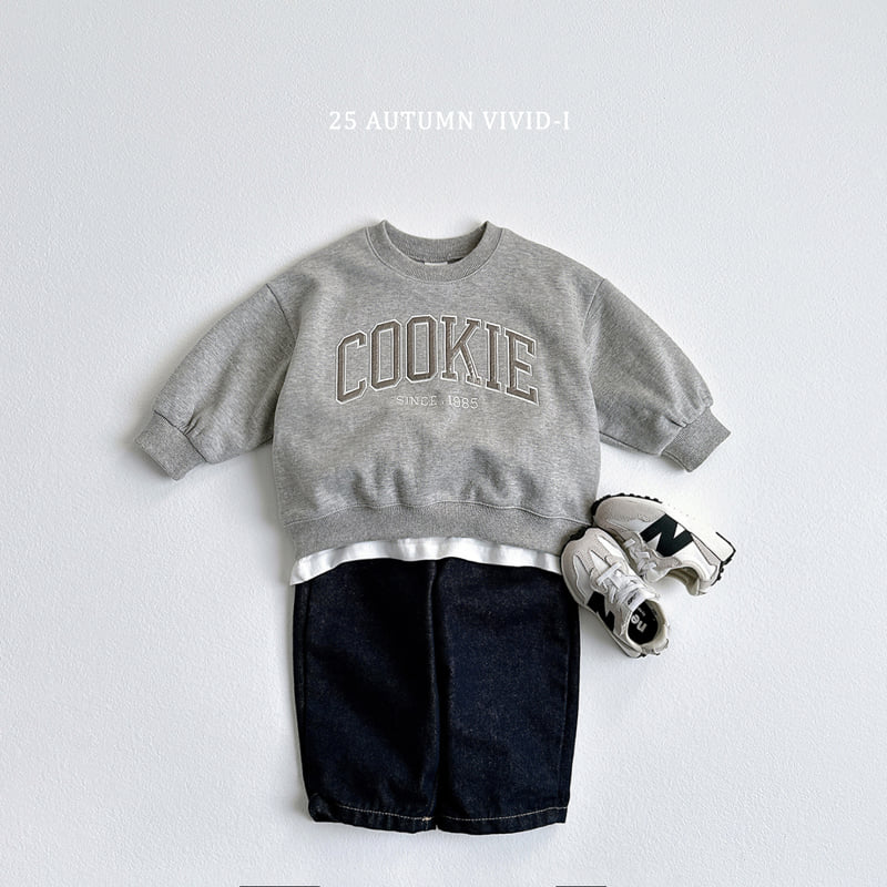 Vivid I - Korean Children Fashion - #designkidswear - Cookie Sweatshirt - 12