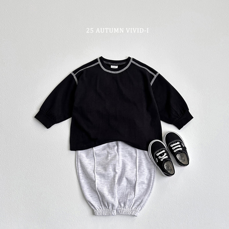 Vivid I - Korean Children Fashion - #designkidswear - Label Pintuck Jogger Pants - 12