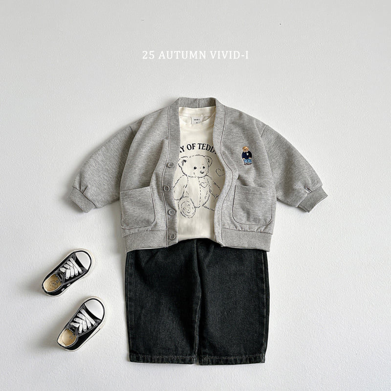 Vivid I - Korean Children Fashion - #designkidswear - Bear Check Set - 10