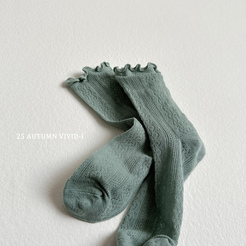 Vivid I - Korean Children Fashion - #designkidswear - Wave Socks Set - 5