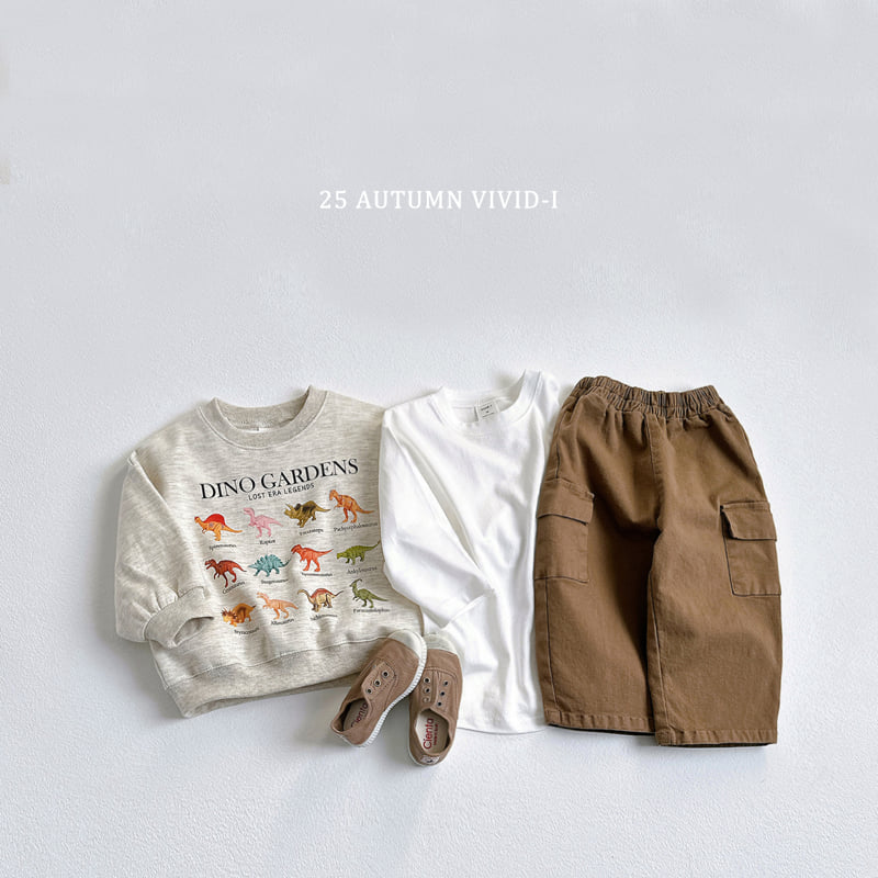 Vivid I - Korean Children Fashion - #designkidswear - Mini Dino Sweatshirt - 9