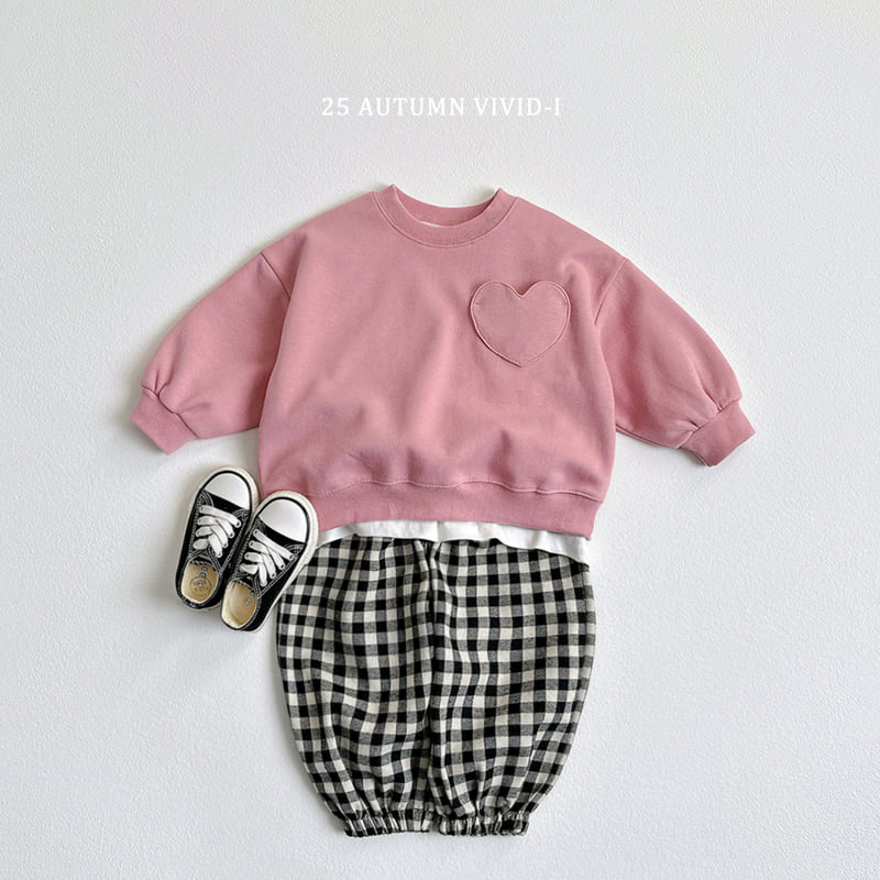 Vivid I - Korean Children Fashion - #designkidswear - Heart Pocket Sweatshirt - 8