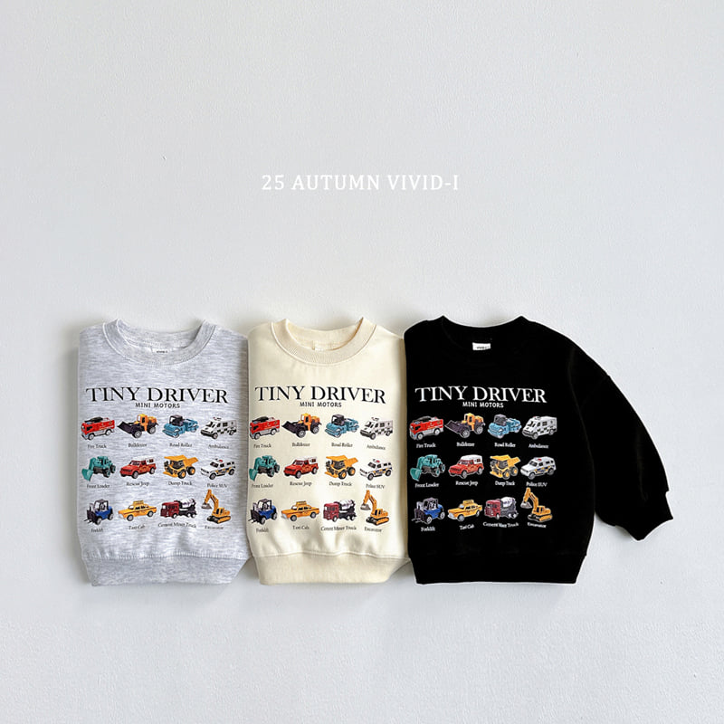 Vivid I - Korean Children Fashion - #discoveringself - Toy Car Sweatshirt