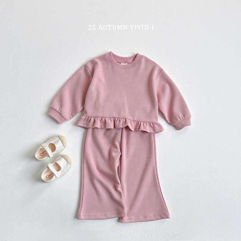 Vivid I - Korean Children Fashion - #designkidswear - Short Frill Set - 4