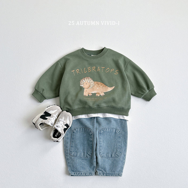 Vivid I - Korean Children Fashion - #discoveringself - Fall Jurassic Sweatshirt - 12