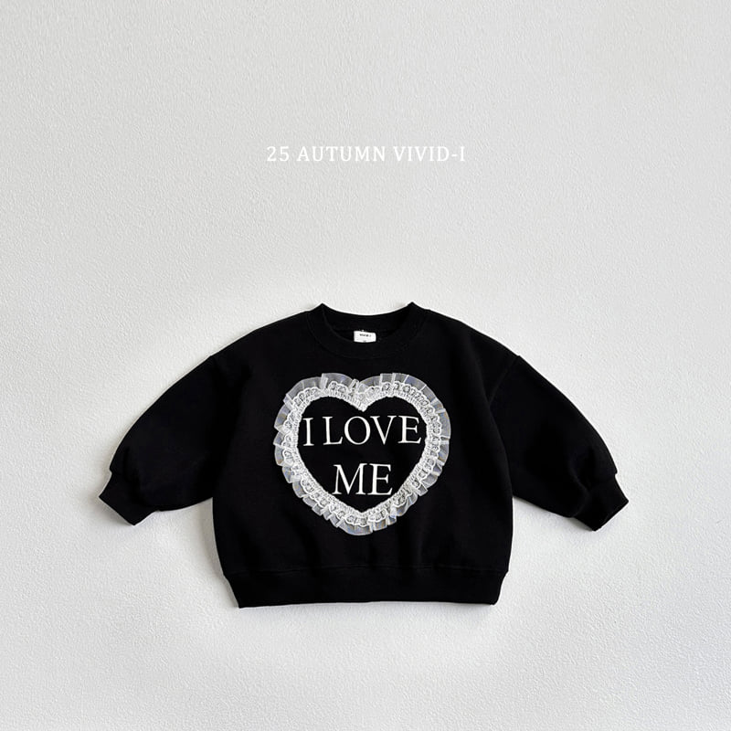 Vivid I - Korean Children Fashion - #discoveringself - Lace Heart Sweatshirt - 5