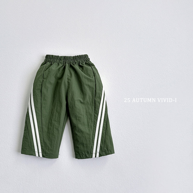 Vivid I - Korean Children Fashion - #discoveringself - Rounded Track Pants - 6