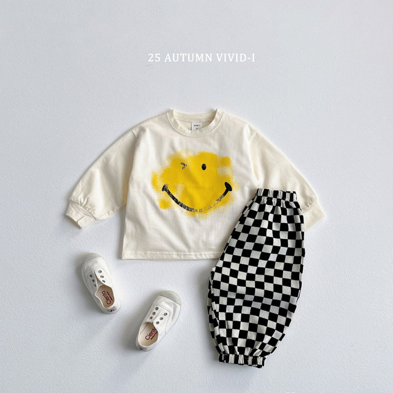 Vivid I - Korean Children Fashion - #discoveringself - Vintage Smile Tee - 12