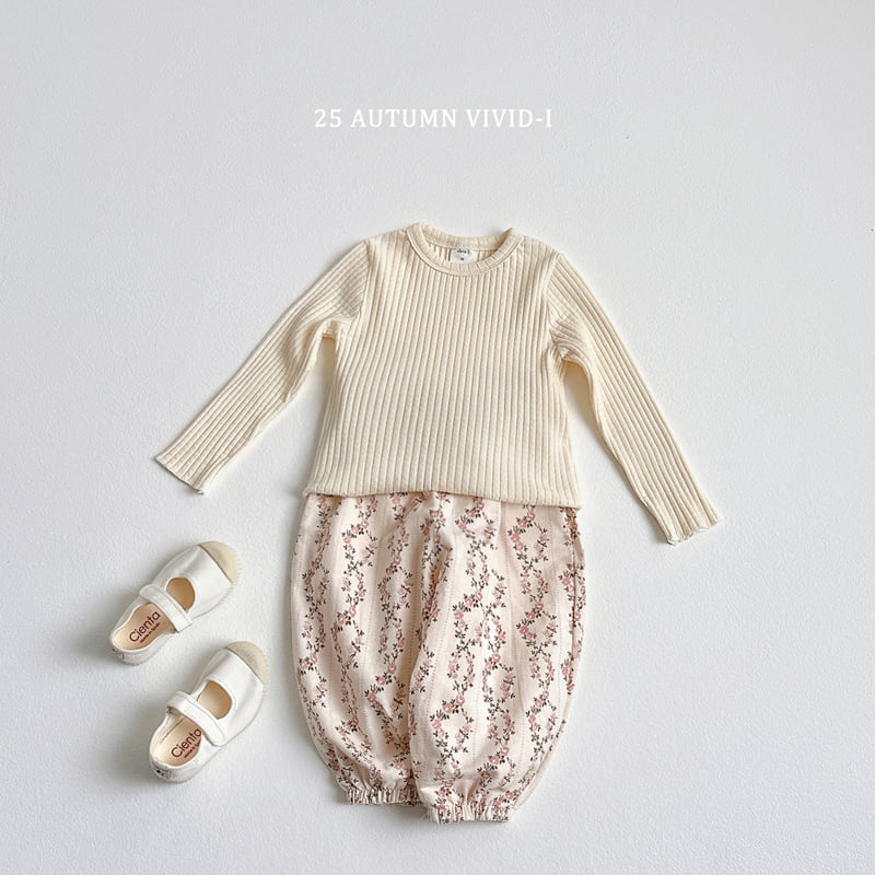 Vivid I - Korean Children Fashion - #discoveringself - Simple Ribbed Tee - 7