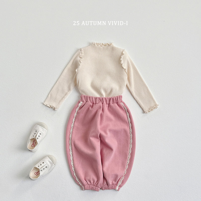 Vivid I - Korean Children Fashion - #fashionkids - Lace Bloomers - 9