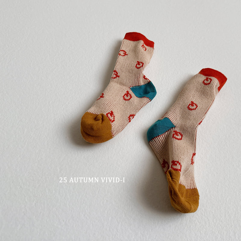 Vivid I - Korean Children Fashion - #fashionkids - Pattern Socks Set - 5