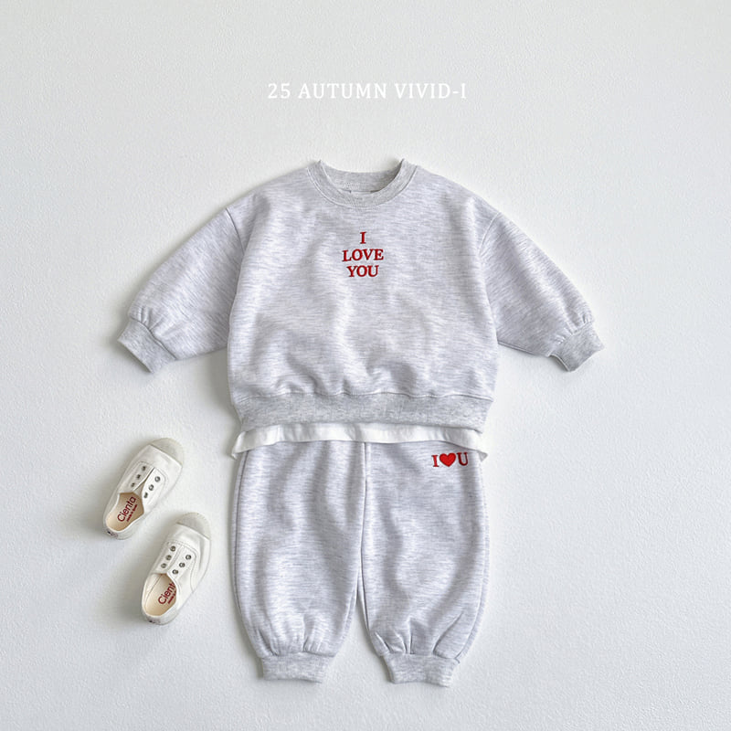 Vivid I - Korean Children Fashion - #discoveringself - Love Embroidery Set - 4