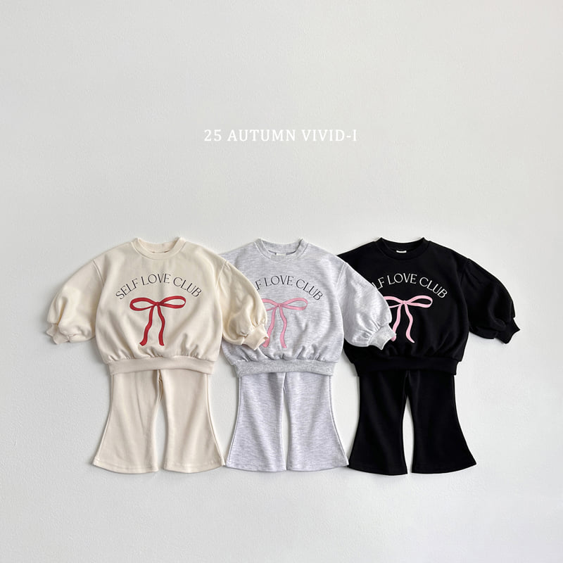 Vivid I - Korean Children Fashion - #fashionkids - Fall Ribbon Bootcut Set