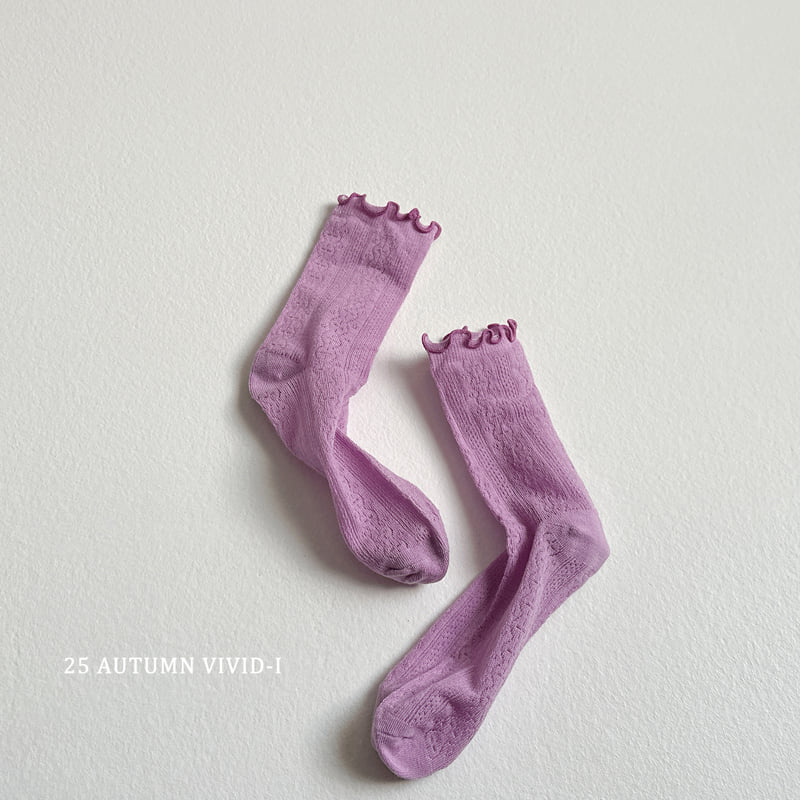 Vivid I - Korean Children Fashion - #fashionkids - Wave Socks Set - 7