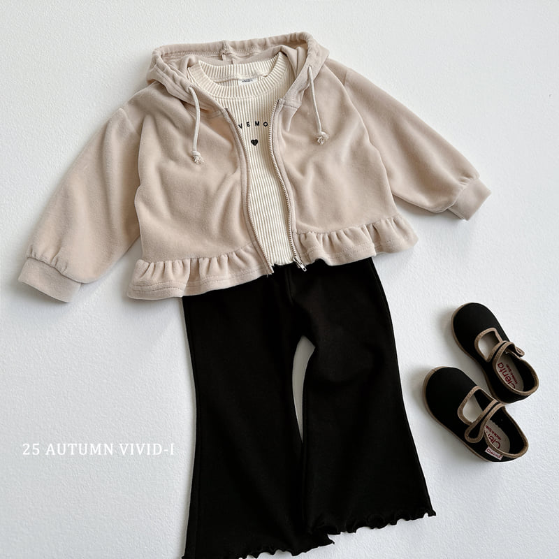Vivid I - Korean Children Fashion - #fashionkids - Wave Stretch Bootcut Pants - 11