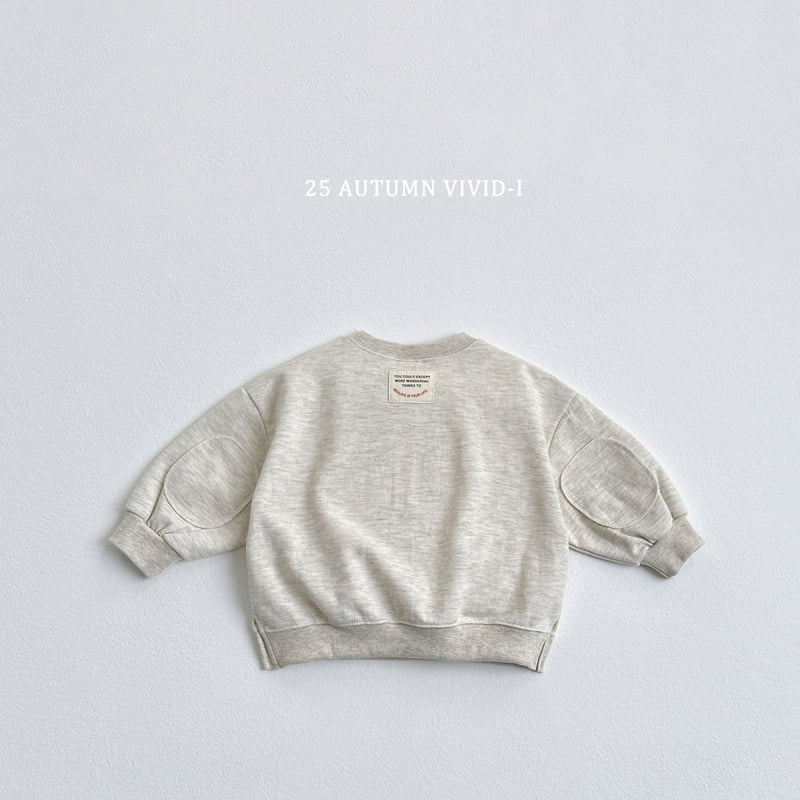 Vivid I - Korean Children Fashion - #discoveringself - Label Pancake Sweatshirt - 4