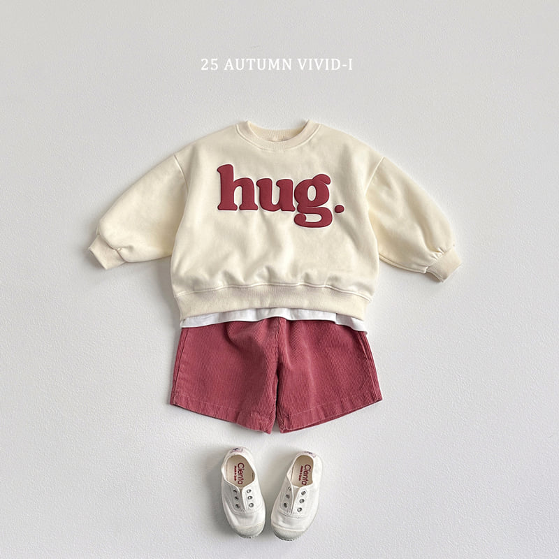 Vivid I - Korean Children Fashion - #fashionkids - Hug Embossed Sweatshirt - 9