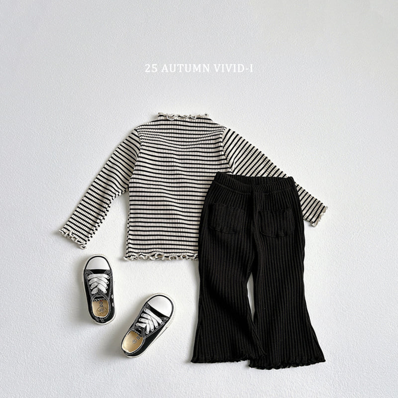 Vivid I - Korean Children Fashion - #kidsshorts - Pocket Bootcut Pants - 7