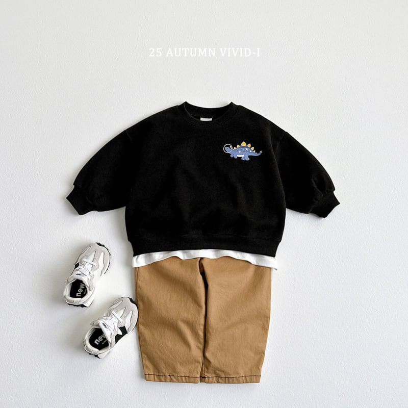Vivid I - Korean Children Fashion - #kidsshorts - Fall Stitch Cotton Pants - 12