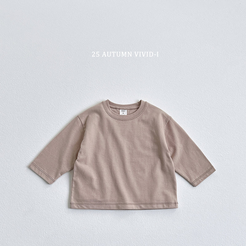 Vivid I - Korean Children Fashion - #fashionkids - Line Stitch Tee - 4