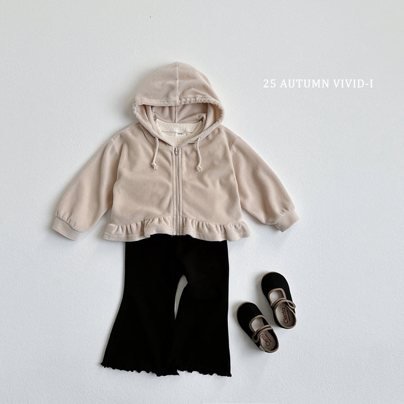 Vivid I - Korean Children Fashion - #kidsshorts - Wave Stretch Bootcut Pants - 12