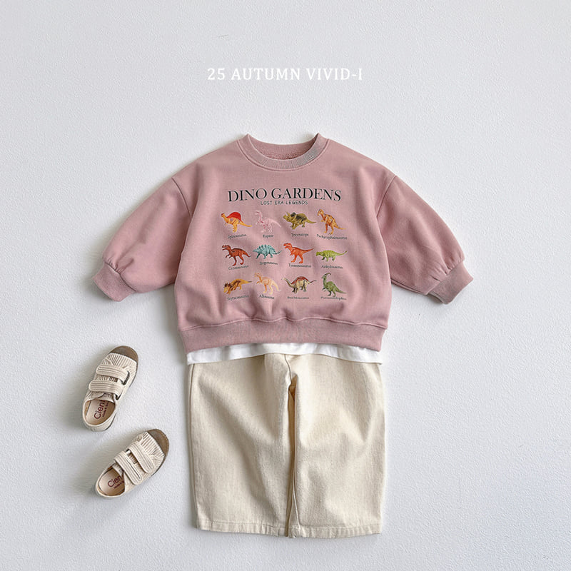 Vivid I - Korean Children Fashion - #kidsshorts - Mini Dino Sweatshirt - 12