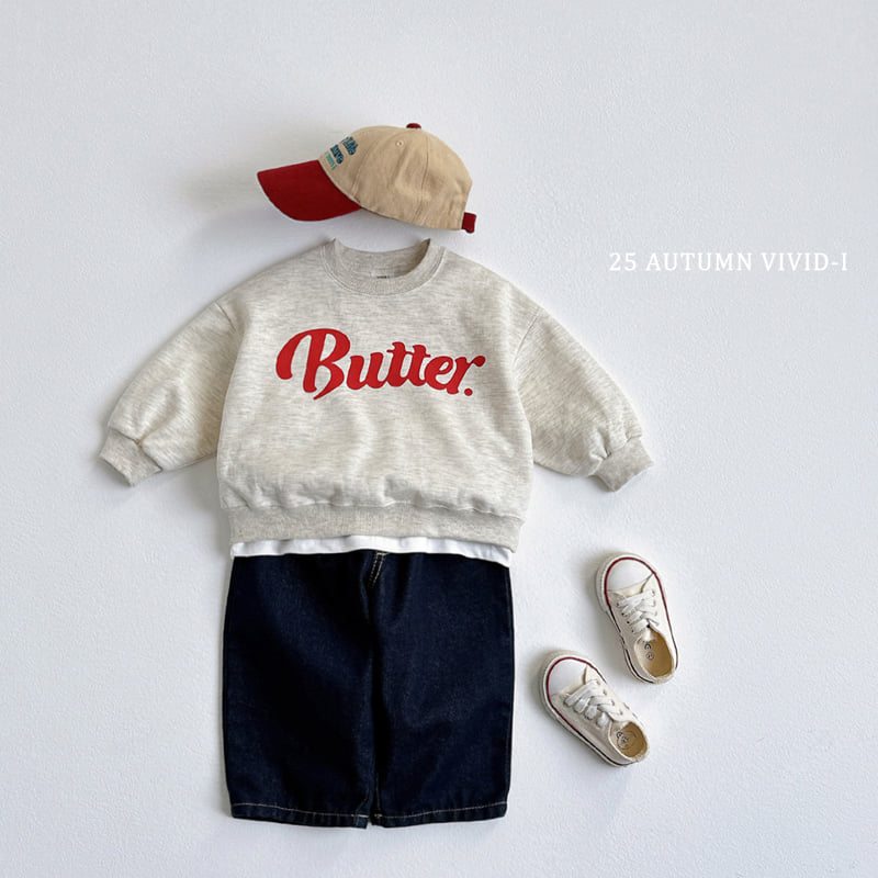 Vivid I - Korean Children Fashion - #kidsshorts - Butter Sweatshirt - 7