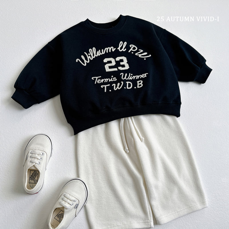 Vivid I - Korean Children Fashion - #kidsshorts - Knit Wide Pants - 6