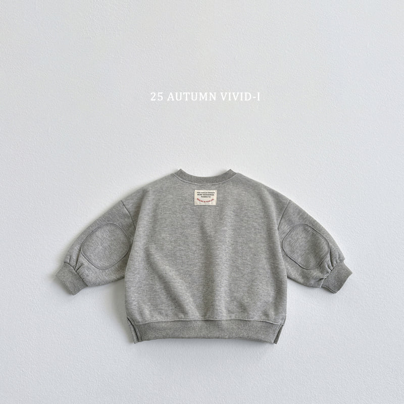 Vivid I - Korean Children Fashion - #kidsshorts - Label Pancake Sweatshirt - 5