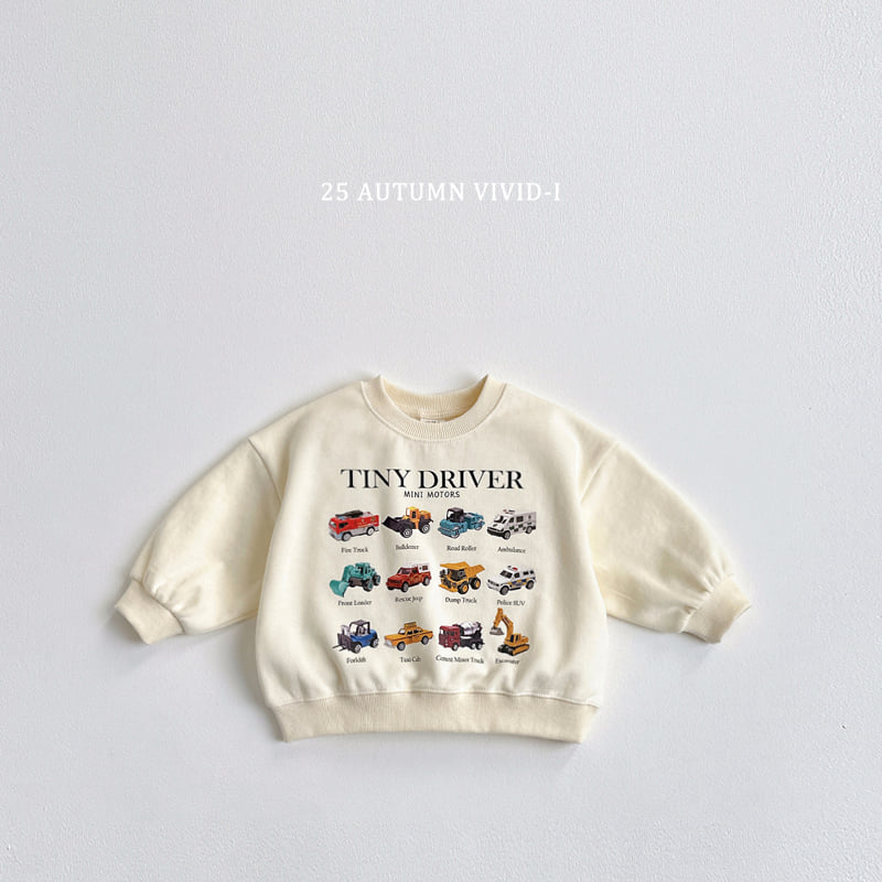Vivid I - Korean Children Fashion - #kidsshorts - Toy Car Sweatshirt - 4