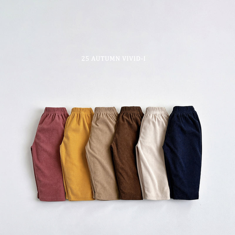 Vivid I - Korean Children Fashion - #kidsstore - Soft Corduroy Pants