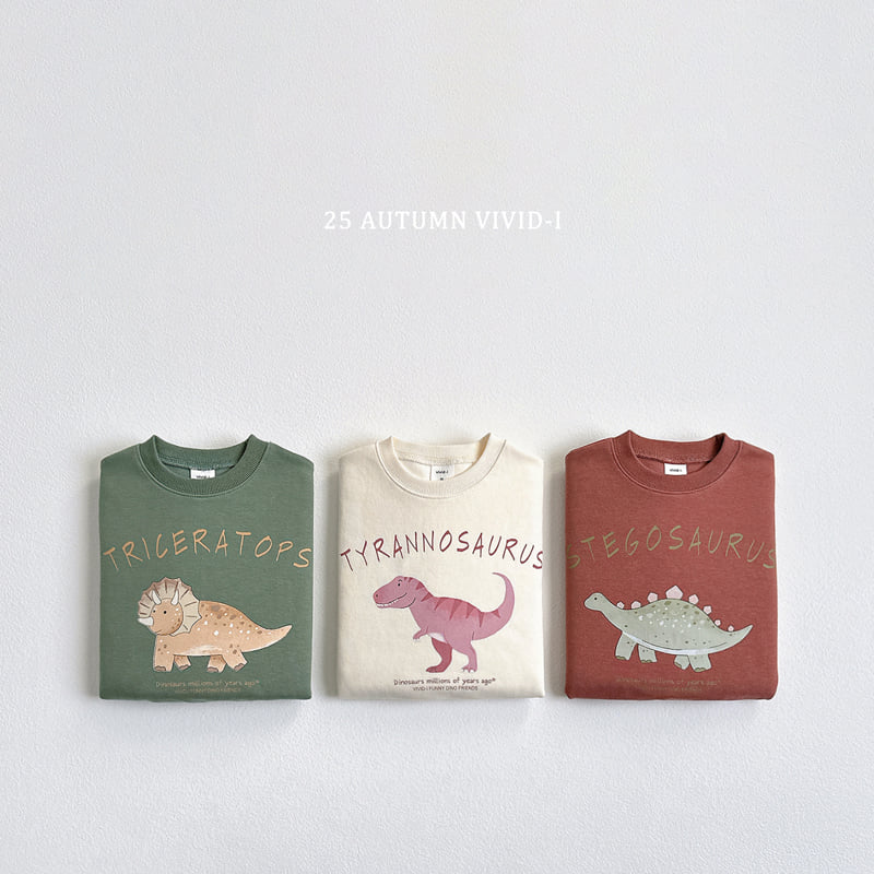 Vivid I - Korean Children Fashion - #kidsstore - Fall Jurassic Sweatshirt