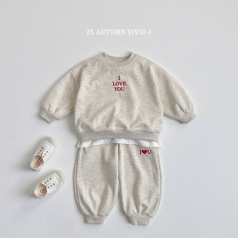 Vivid I - Korean Children Fashion - #kidsstore - Love Embroidery Set - 6