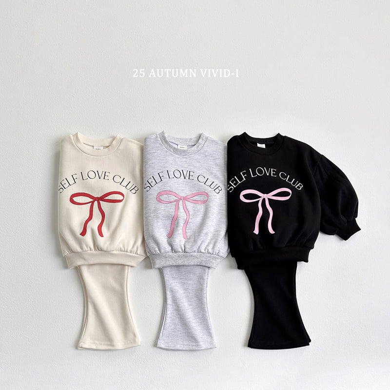 Vivid I - Korean Children Fashion - #kidsstore - Fall Ribbon Bootcut Set - 3