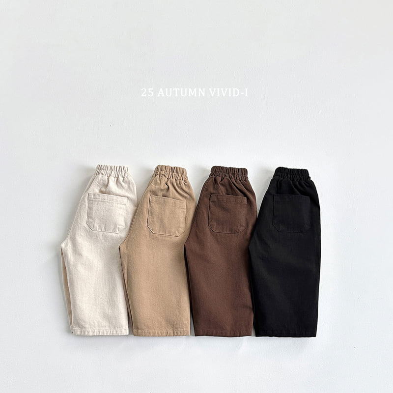 Vivid I - Korean Children Fashion - #kidsstore - Basic Cotton Pants