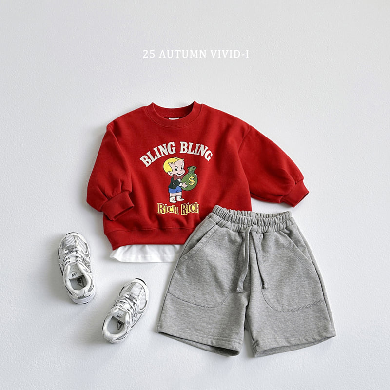 Vivid I - Korean Children Fashion - #kidsstore - Rich Rich Sweatshirt - 10