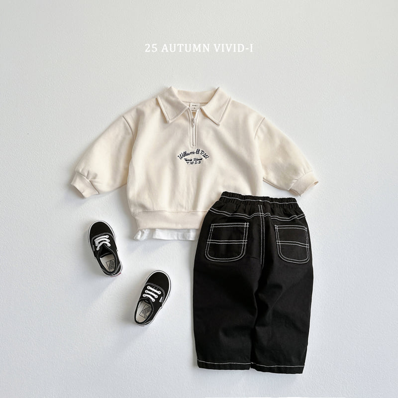 Vivid I - Korean Children Fashion - #kidzfashiontrend - Embroidery Anorak Sweatshirt - 11