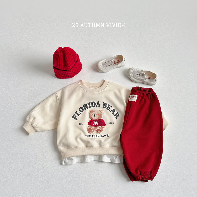 Vivid I - Korean Children Fashion - #kidzfashiontrend - Florida Embossed Sweatshirt - 10