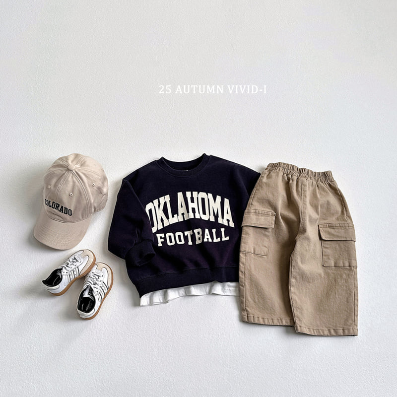 Vivid I - Korean Children Fashion - #kidzfashiontrend - Stretch Cargo Cotton Pants - 7